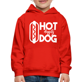 Hot Diggity Dog Funny Grilling Kids‘ Premium Hoodie