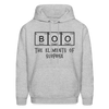 Boo the Element of Surprise Dad Jokes Halloween Men's Hoodie - heather gray