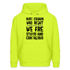 Kurt Cobain Was Right We Are Stupid And Contagious Men's Hoodie