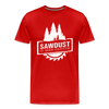 Sawdust is Man Glitter Men's Premium T-Shirt - red