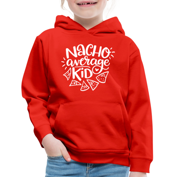 Nacho Average Kid Funny Kids‘ Premium Hoodie - red
