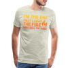 I'm the Dad First I Light the Fire Then I Grill the Things BBQ Men's Premium T-Shirt