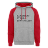 Parenting Style: Survivalist Unisex Colorblock Hoodie