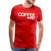 Funny Coffee ASAP! Men's Premium T-Shirt - red