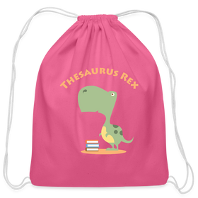 Thesaurus Rex Cotton Drawstring Bag
