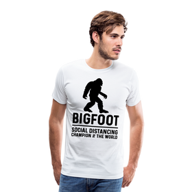 Bigfoot Social Distancing Champion of the World Men's Premium T-Shirt