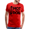 Hot Diggity Dog Funny Grilling Men's Premium T-Shirt - red