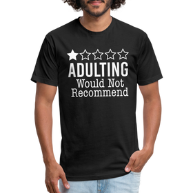 1 Star Adulting Fitted Cotton/Poly T-Shirt by Next Level