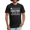 1 Star Adulting Fitted Cotton/Poly T-Shirt by Next Level