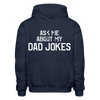 Ask Me About My Dad Jokes Gildan Heavy Blend Adult Hoodie