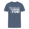 Camper's Have S'More Fun! Funny Camping Men's Premium T-Shirt - heather blue