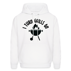I Turn Grills On Funny BBQ Men's Hoodie