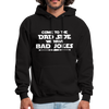 Come to the Dad Side, We Have Bad Jokes Heavy Blend Adult Hoodie - black