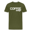 Funny Coffee ASAP! Men's Premium T-Shirt - olive green