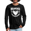 Bearded for Her Pleasure Funny Men's Premium Long Sleeve T-Shirt