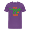 Trick Rawr Treat Dinosaur Halloween Men's Premium T-Shirt - purple
