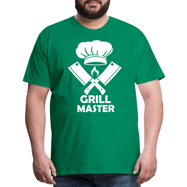 Grill Master BBQ Men's Premium T-Shirt - kelly green