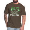 Let's Get Ready To Stumble Fitted Cotton/Poly T-Shirt by Next Level