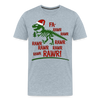 T-Rex Fa Rawr Christmas Dinosaur Men's Premium T-Shirt