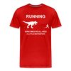 Running Motivation Dinosaur Men's Premium T-Shirt