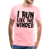 I Run Like the Winded Men's Premium T-Shirt - pink