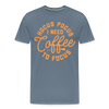 Hocus Pocus I Need Coffee to Focus Men's Premium T-Shirt