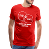 Funny Dad Jokes Venn Diagram Short-Sleeve T-Shirt - red