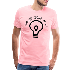 Physics Turns Me On Funny Geek Men's Premium T-Shirt
