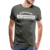 Surviving Fatherhood One Dad Joke at a Time Men's Premium T-Shirt