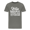 Hello Darkness Funny Coffee Men's Premium T-Shirt