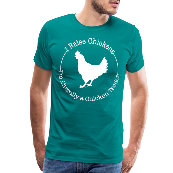 Chicken Tender Funny Men's Premium T-Shirt - teal