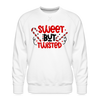 Sweet But Twisted Candy Cane Men’s Premium Sweatshirt