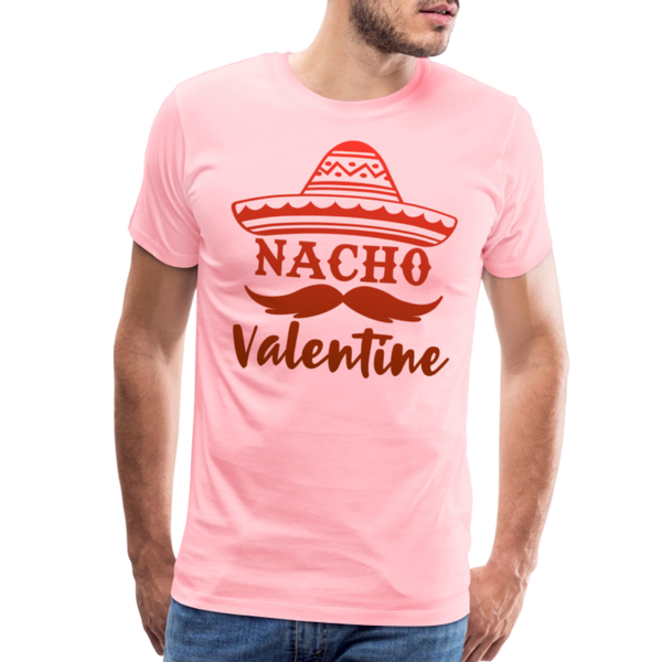 Nacho Valentine Men's Premium T-Shirt - pink