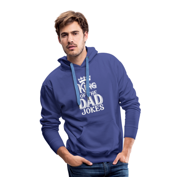King of the Dad Jokes Men’s Premium Hoodie - royal blue