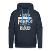 My Favorite People Call Me Dad Father's Day Men’s Premium Hoodie - navy