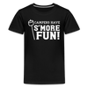 Camper's Have S'More Fun! Funny Camping Kids' Premium T-Shirt - black
