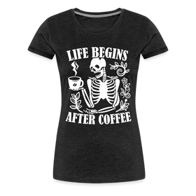 Life Begins After Coffee Women’s Premium T-Shirt
