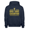 Dad Joke Champion Heavy Blend Adult Hoodie - navy