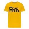 Dad Fuel Funny Coffee Men's Premium T-Shirt