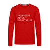 Parenting Style: Survivalist Men's Premium Long Sleeve T-Shirt - red