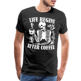 Life Begins after Coffee Men's Premium T-Shirt