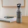 Bakers Gonna Bake Funny Cooking Water Bottle - silver