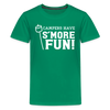 Camper's Have S'More Fun! Funny Camping Kids' Premium T-Shirt - kelly green