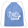 One Fly Dad Fly Fishing Cotton Drawstring Bag