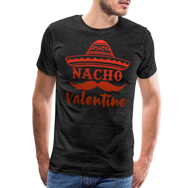 Nacho Valentine Men's Premium T-Shirt - charcoal grey