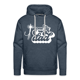 One Fly Dad Fly Fishing Men’s Premium Hoodie