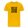 Rick Astley - Rick Roll QR Code Men's Premium T-Shirt - sun yellow