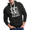 Life Begins After Coffee Men’s Premium Hoodie - charcoal grey