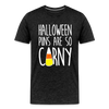 Halloween Puns are so Corny Men's Premium T-Shirt - charcoal grey