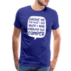 Forgive Me Parking Camper Funny Men's Premium T-Shirt - royal blue